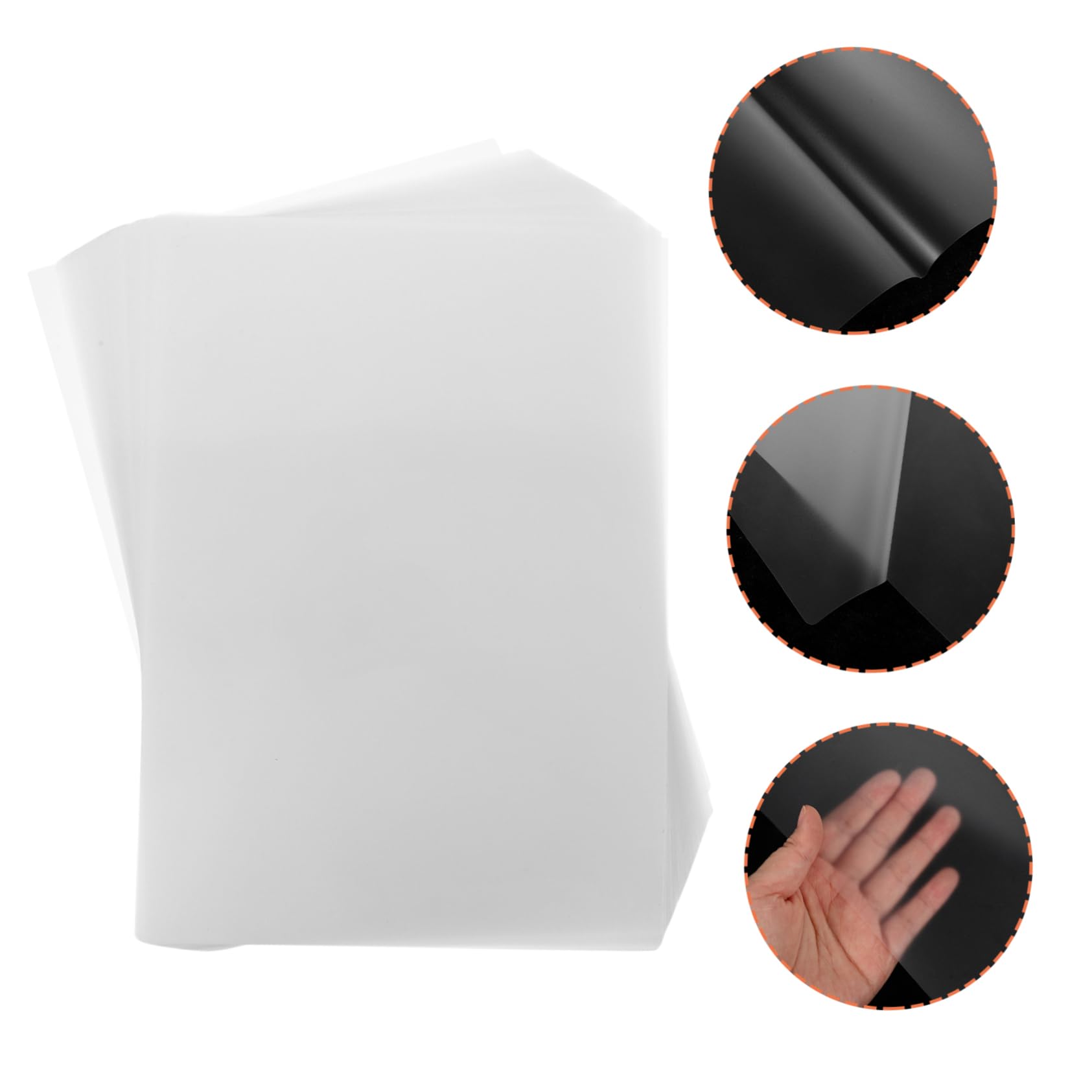 Pochettes de Plastification Thermique 100 Pièces Pet Eva 60 Microns