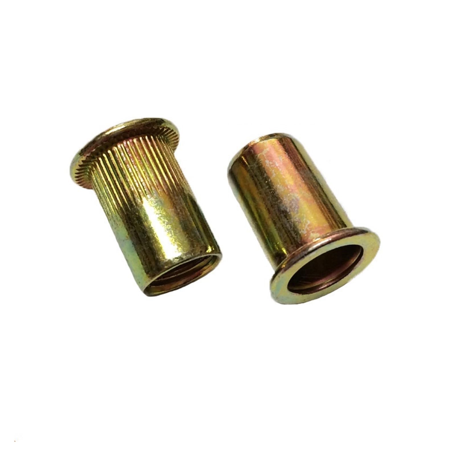 10-50 pezzi M3 M4 M5 M6 M8 M10 M12 Dadi zigrinati in acciaio al carbonio Rivnut Testa piatta Rivetto filettato Inserto Nutsert Cappuccio Rivetto Dado(M12(20PCS))