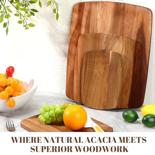 Set de 12 Tablas de Cortar de Madera de Acacia miniatura 5