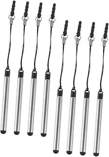 Angoily 8pcs Portable Retractable Stylus Pen Capacitive Touchscreen Pen for Smartphones Tablets and Atms Lightweight Mini Stylus for Precision Writing and Drawing