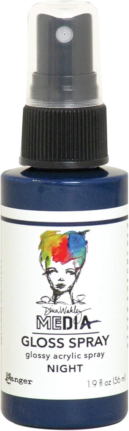 Dina Wakley Media DW GLOSS SPRAYS NIGHT