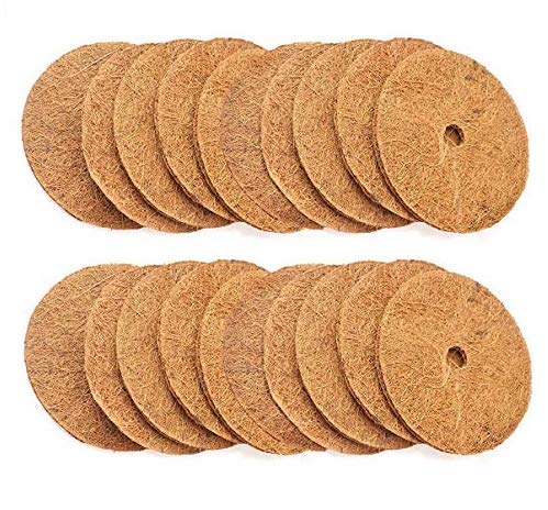 Coir Mulch Mats 6 Inch - 20 Nos, Coir Weed Control Mats, Coco Tree Rings, Plant Protective Mats (B07BQ1JFGG) Amazon Price History, Amazon Price Tracker