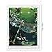 5D Diamond Painting Kits for Adult, Dragonfly Green Diamond Art Kits for Beginners Fun DIY Crafts Round Diamond Art Canvas Home Wall Decor 12