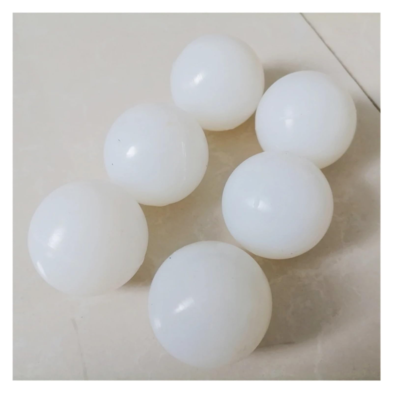 Diámetro 2/2, 5/3/3, 5/4/5/5, 5/6/6, 5-65mm, bola de silicona sólida redonda blanca, bola de silicona de sellado, piezas industriales de bricolaje (Tamaño : 19mm)