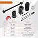 Yuesstloo 9U-6891 Injector Sleeve Remover Installer Set + J-42083 Automatic Timing Pin + 9U-7227 Injector Height Tool + J-38587-A Engine Barring Socket Fits for CAT Caterpillar 3406E C15 C16 Engines