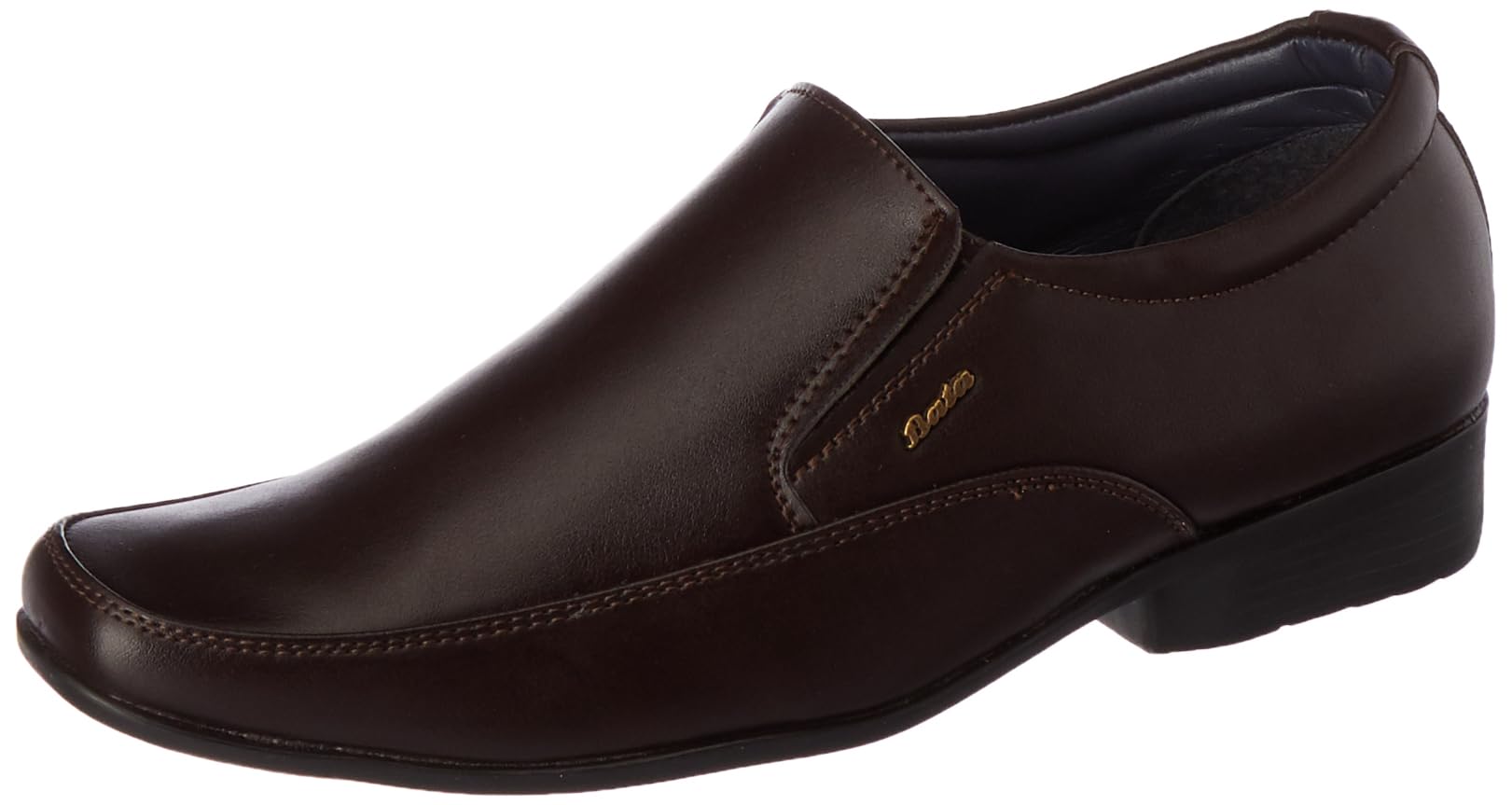 bata CRIPTO E Mens Formal Slip-on Shoes in Dark Brown-picture-45