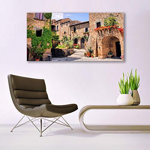 Tableau architecture Tulup 140x70cm pour habiller un mur vide