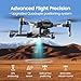 Holy Stone Sentinel HS600D 3-Axis Gimbal Drone with Camera for Adults, Professional 8K Photo, Level-6 Wind Resistance, 6KM Transmission, 80-Min Flight, Smart Track, Auto Return & Beginner Mode