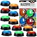 Deekin 16 Pcs Game Buzzers Bulk Assorted Colored Answer Button with Sound and Light Family Feud Buzzer for Classroom Teacher Supplies Back to School Team Game Show and Trivia Nights