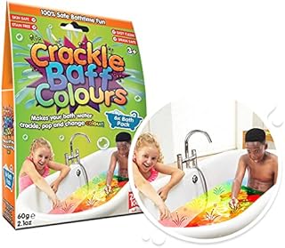 Crackle Baff Colours from Zimpli Kids, 6 Bath Pack, Magically makes your water Crackle, Pop & Change Colour, Multi-Sensory Play Activity, Educational & Learning Toy, Ideal Pocket Money Gift