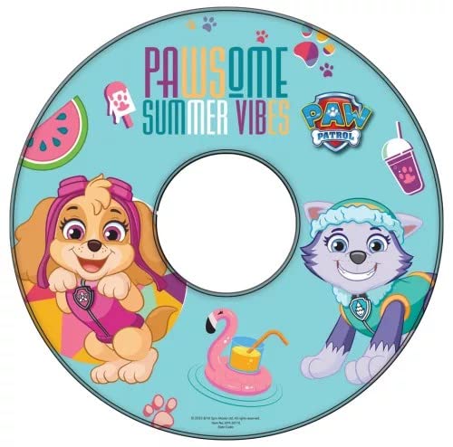 Paw Patrol Children's Boys Girls Swimming Arm Bands and Swim Ring for Children Bracelets Swimming Aid for Children from 3 to 6 Years Ideal for Pool, Beach and Swimming Pool (Pink)