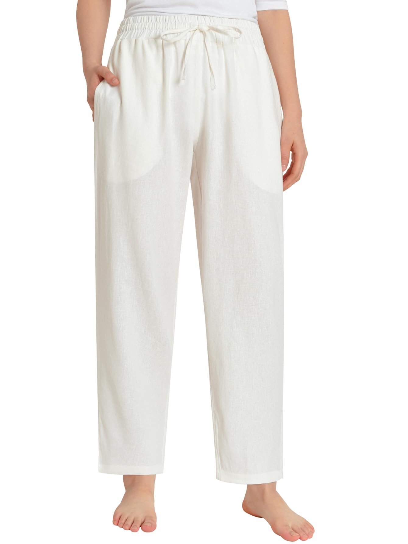 Weintee Petite Linen Pants