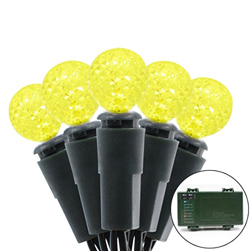 VMANOO G12 Battery Operated String Lights 50 LED Fairy Christmas Lighting Decor Timer for Outdoor Indoor Garden Patio Lawn Holiday Bedroom Decorations (Warm White)