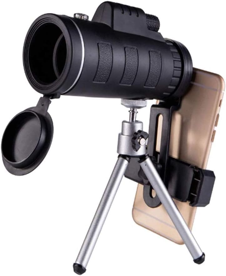 Image of Drumstone 10 𝒀𝒆𝒂𝒓𝒔 𝑾𝒂𝒓𝒓𝒂𝒏𝒕𝒚 40x60 HD Monocular Telescope with Phone Holder & Tripod | Pure Optical Glass, Long-Distance Zoom Lens for Outdoor Travel, Birdwatching, Wildlife.