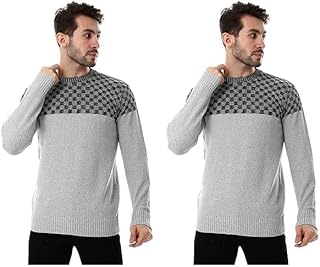 CAESAR Wool Mens Pullover With Multi Design,Multicolour,M (Pack of 2)
