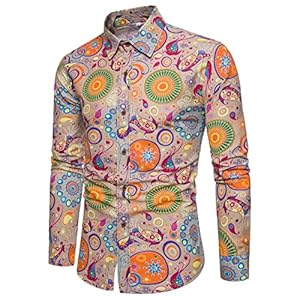 Trendy bedrukte Temperament Commuter-shirts voor heren Comfortabele en veelzijdige alledaagse casual tops in Europese en Amerikaanse stijl