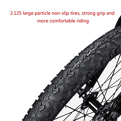 Axdwfd Kinderfahrräder Erwachsene Mountainbike, 20-Zoll-Räder, Herren- / Damen-Legierungsrahmen, 24-Gang, Scheibenbremsen – Bild 4