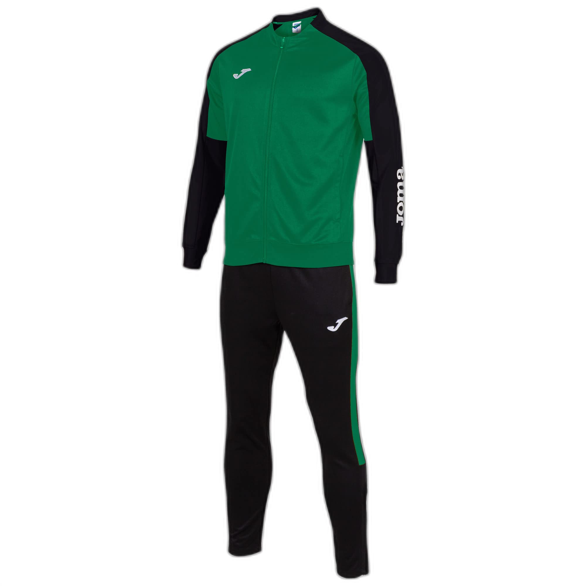 Joma Men's Eco Championship Tracksuit, Green Black, 6XS