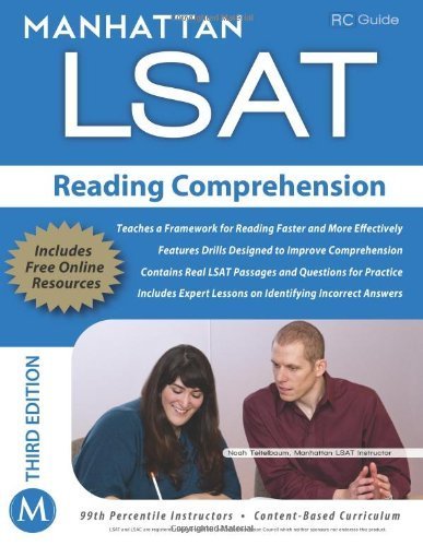 Manhattan LSAT Reading Comprehension Strategy Guide, 3rd Edition ...