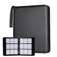 Card Binder – 720 Capacity, Zippered Trading Card Holder for MTG, Sports & Collectible Cards – Acid-Free, Durable & Travel-Friendly Storage (Black, 9 Pocket) — image 7