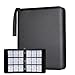 Card Binder – 720 Capacity, Zippered Trading Card Holder for MTG, Sports & Collectible Cards – Acid-Free, Durable & Travel-Friendly Storage (Black, 9 Pocket)