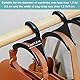 LIUCONGBD 6 Stücke Handtasche Kleiderbügel Haken Schrank, Lagerung Handtasche Haken, Tasche Rack Organizer für hängende Tote Bag Rucksäcke Schulranzen Crossovers Schal Gürtel und Krawatte(Schwarz)