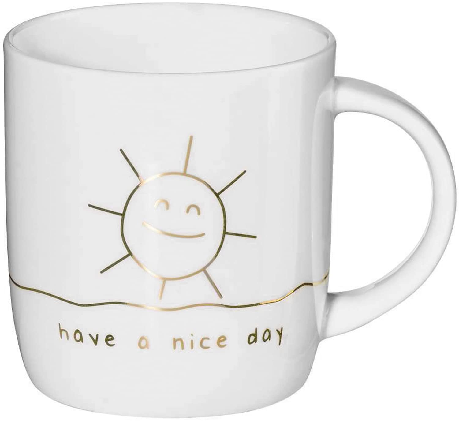Ligne Blanche Tazza Keith Haring Bone China - Bianco