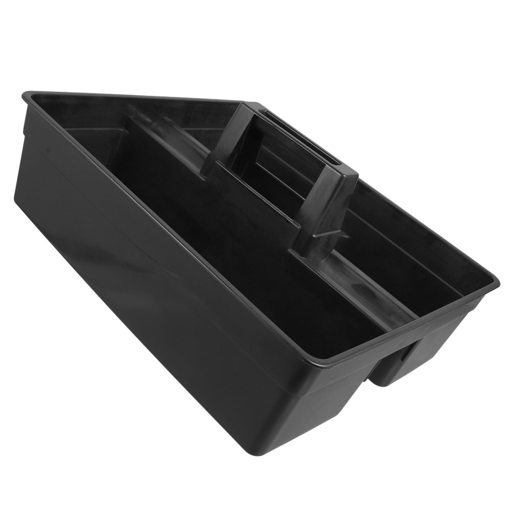 PRETYZOOM Cesta con Asa Cómoda para Productos de Limpieza de Plástico Negro y Material Resistente Adecuado para Almacenamiento en Hoteles y Servicios de Limpieza