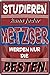 Produktbild Blechschild ''Studieren kann jeder Metzger'' 20x30cm Geschenk Lustige Sprüche Feier Vintage Retro Geburtstag Deko Party Überraschung Fan Lebensmittel Kaffee Kuchen Tee Grill