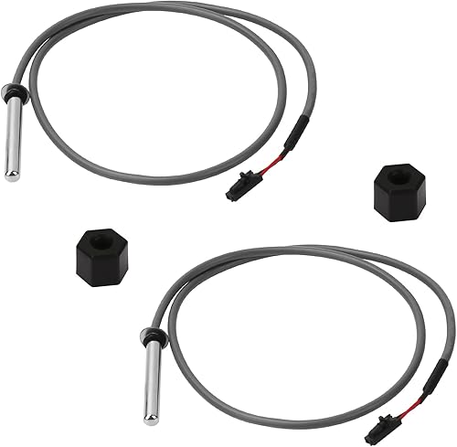 Piezas de repuesto de spa para sistema Balboa Sensor M7 con cable de 24 pulgadaslímite alto, 14 pulgadas de diámetro, 2 pines - Paquete de 2