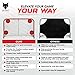 Sharpshooter Magnetic Hockey Goal Targets - Lacrosse Net Targets - Hockey Net Targets - Hockey Training Equipment - Attach to Any Metal Goal - Ice Hockey Goal Targets - (4 Targets)