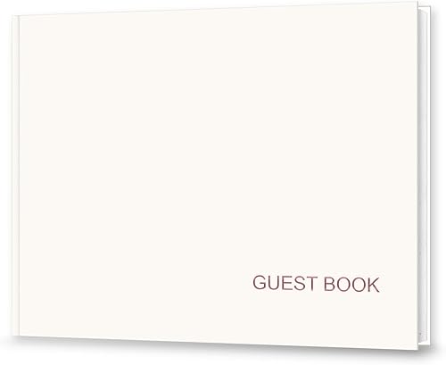 Hermoso libro de invitados de boda, libro de registro de 7 x 9 pulgadas, papel grueso de 120 GSM, libro de tapa dura con bordes dorados, para boda,