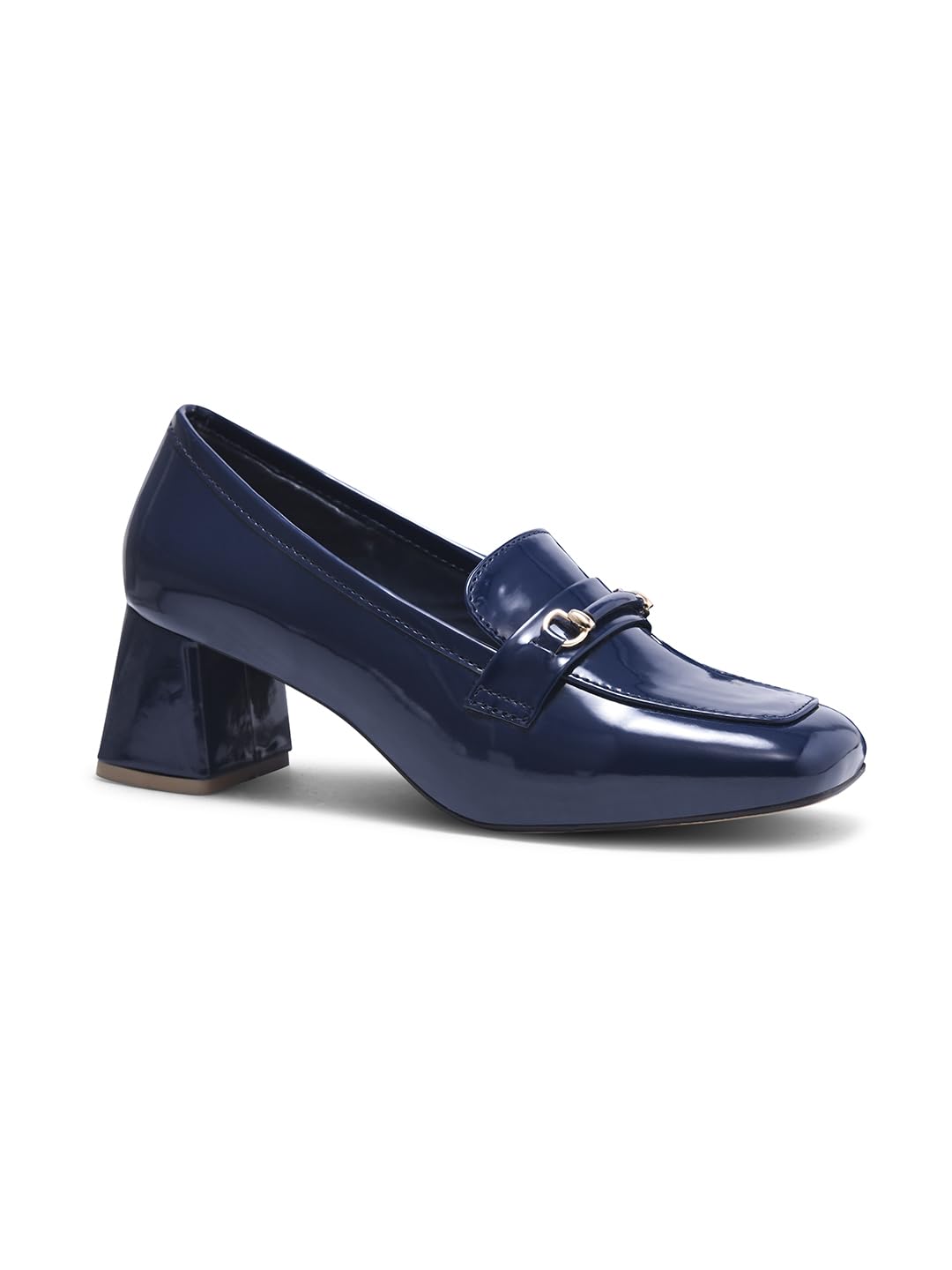 Block Heel Blue Loafers-image-25