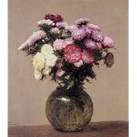 Amazon.co.jp: 20 絵画 菊 アンリ ファンタン ラトゥール 花の画家