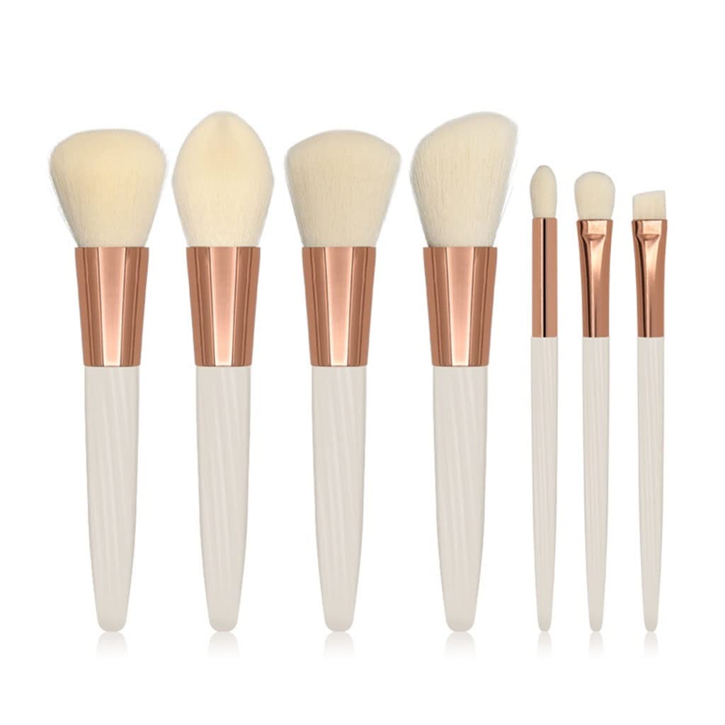 Ensemble de 7 pinceaux de pinceaux à Poudre Libre Outils de beauté Pinceaux de toilettage Ensemble de Maquillage Blush
