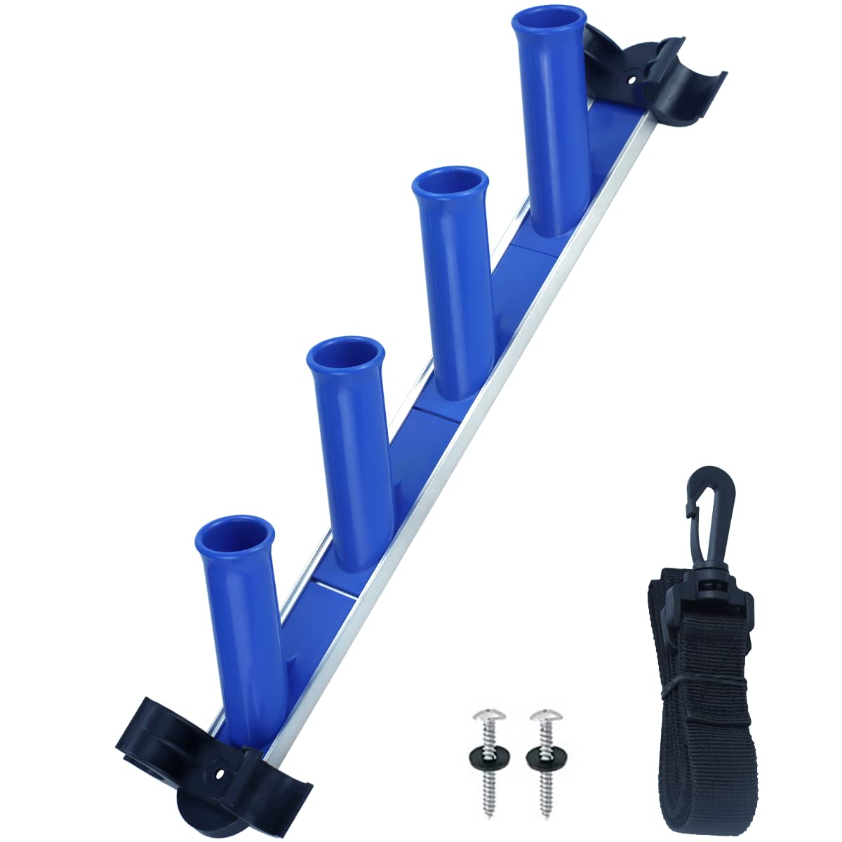 Pool Accessories Holder Rack Pool Pole Hanger Hose Strap Hook Perfect Pool Equipment Organizer Rack for Poles Brushes Nets Vacuums and Other Cleaning Attachments