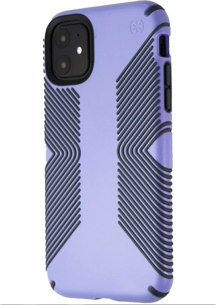 Speck Products Compatible Phone Case for Apple iPhone 11 Presidio Grip Case, Coastal Purple