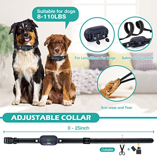 Dog Shock Collar, Electric Dog Training Collar With Remote 2680Ft, Ipx7 Waterproof Bark Vibrating Dog Collar With 4 Training Modes, Rechargeable E-Collar For All Breeds, Sizes #TOP4