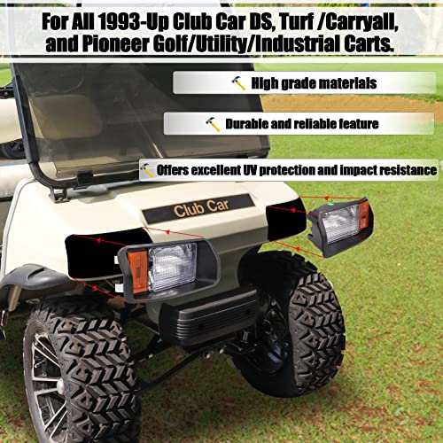 Club Car DS Halogen Headlights for Passenger and Driver Side 1993 Up OEM 101988002 101988001