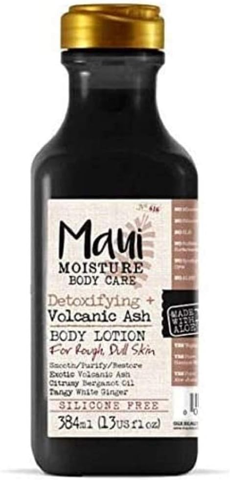 Maui Moisture Detoxifying Volcanic Ash Body Lotion, für raue stumpfe Haut, 384 ml