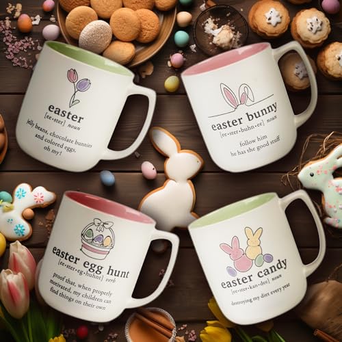 Set de 4 Mugs Easter Words 18 oz Certified International miniatura 2