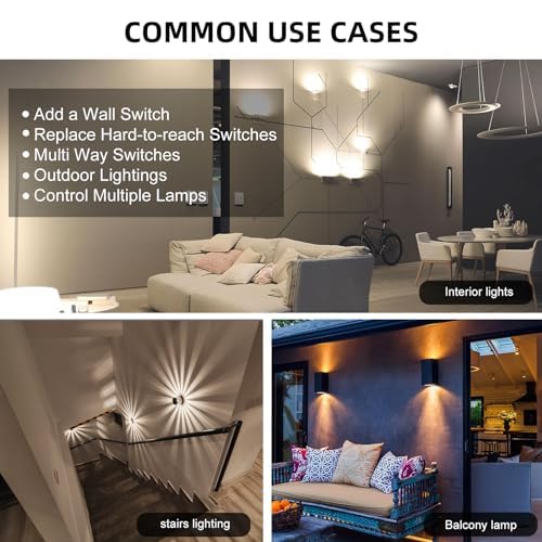 Wireless Light Switch 100-250V Remote Control Kit - Image 2