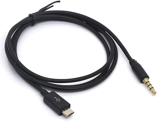Cable Micro USB a Jack 3.5mm Audio - 1m Oro miniatura 6