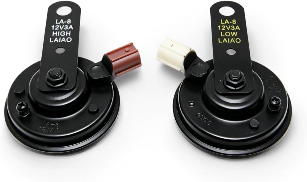 2 PCS Car Horn Set,38100-S84-H01 38150-S84-H01,for Honda City 2010-2020,Accord 1976-2018,CR-V 2002-2011,HR-V 2016-2019,Insight 2000-2019,Odyssey 1995-2019,Pilot 2003-2019,Crosstour 2012-2015