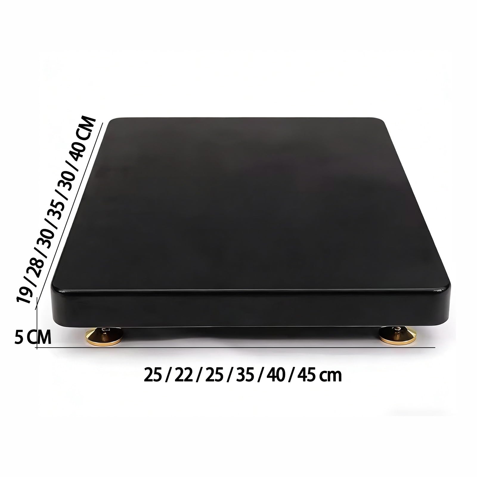 Supporto Per Diffusori Da Tavolo AV Supporti Per Diffusori Base Antivibrazioni Per Diffusori Amplificatore Subwoofer Adatto Per Componenti Stereo Giradischi Lettori CD(19 * 25cm(1Tier))