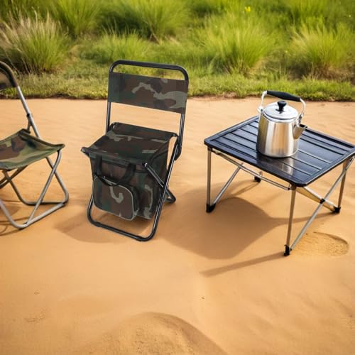 Tabouret pliant isotherme contre la fatigue en camping et marche