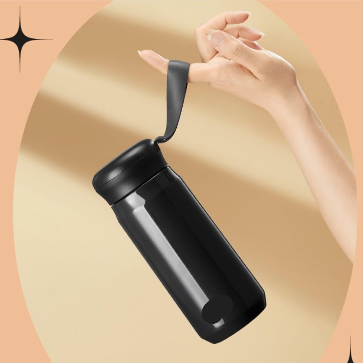 Trinkflasche Wasserflasche Herbst- Und Winter-Thermosbecher, Haushalts-Wasserbecher, Outdoor-Wasserbecher Trinkflasche Fitness(Grün)