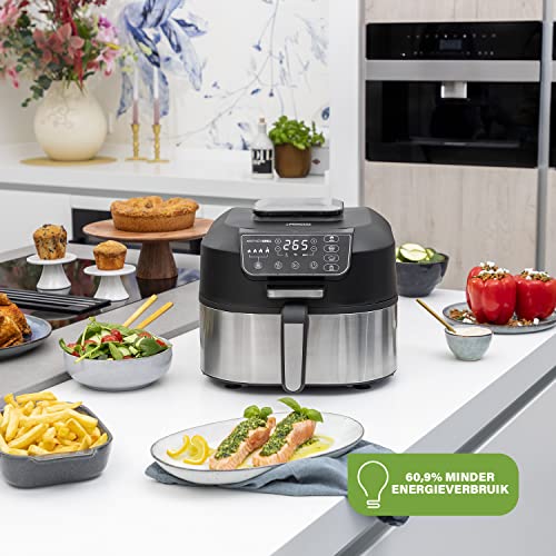 Princess Airfryer Grill, receptenboek en temperatuursensor, max. 265 °C, 4 programma's, 5,6 l, 1760 W - Afbeelding 3