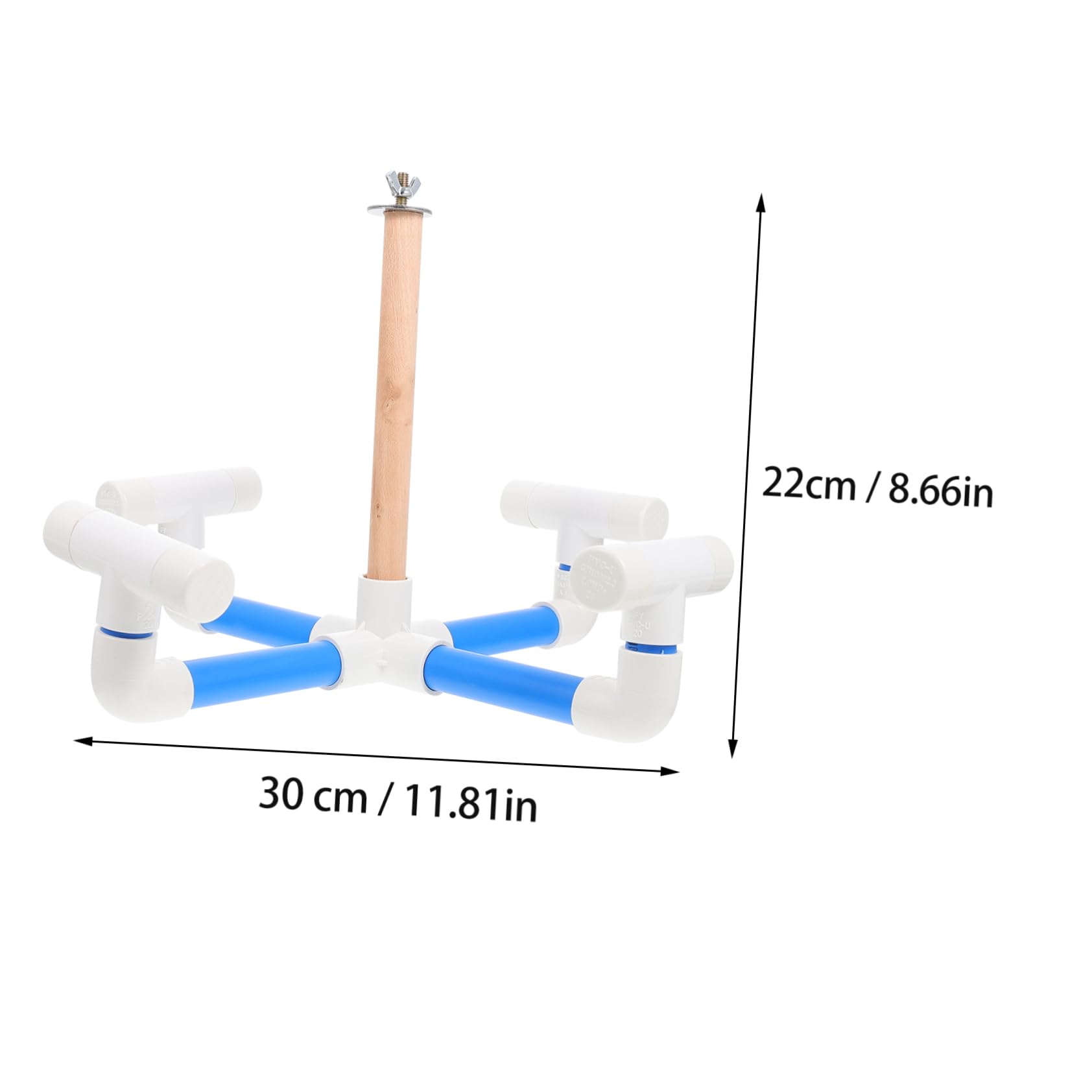 GALPADA 1Pc Parrots Whirligig Plaything Creative Bird Stand for Climbing and Exploration Bird Cage Accessory for Parakeets Cockatiels and