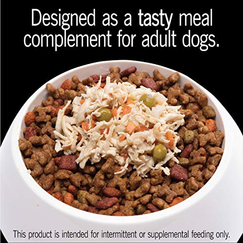 Cesar Simply Crafted Adult Wet Dog Food Meal Topper, Chicken, Carrots, Potatoes & Peas, (10) 1.3 Oz. Tubs #TOP3